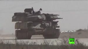 فیلم/پیشروی ارتش سوریه در حومه «دیرالزور»