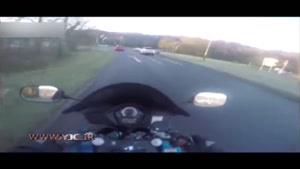 عاقبت وحشتناک فیلم‌برداری سلفی موتورسوار