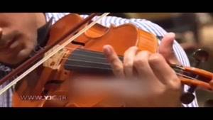 نوازندگی ماهرانه رضا قوچان‌نژاد در ارکستر