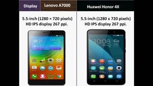 مقایسه تبلت Lenovo A7000 vs Huawei Honor 4X