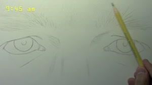 تایم لپس نقاشی چشم زیبا