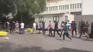 فیلم/وارد شدن تظاهرات کنندگان به پارلمان عراق
