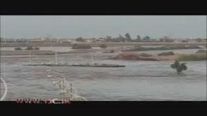 طغیان کم سابقه رودخانه دز، پل شناور دزفول را با خود برد