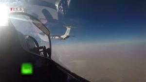  پشتیبانی جنگنده سوخو 30 از هواپیماهای حامل کمک‌های انسان‌دوستانه به سوریه