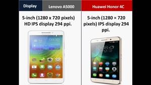 مقایسه تبلت Lenovo A5000 vs Huawei Honor 4C