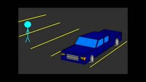انیمیشن رانندگی در حالت مستی