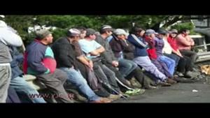 تجمع ماهیگیران شیلیایی برای ششمین روز متوالی