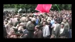 تشییع پیکر شهید مدافع حرم در مازندران