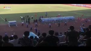  درگیری شدید در فوتبال چین