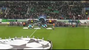 شادی هواداران دربازی لیگ قهرمانی VfL Wolfsburg - Real Madrid