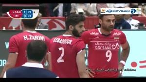 کانادا 2-3 ایران (والیبال انتخابی المپیک)