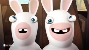 کارتون خرگوش های بازیگوش - خرگوش ها در اتومبیل