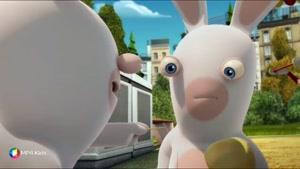 کارتون خرگوش های بازیگوش - دوئل خرگوش ها