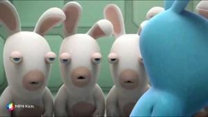 کارتون خرگوش های بازیگوش - آزمایش روی خرگوش ها(خرگوش آبی)