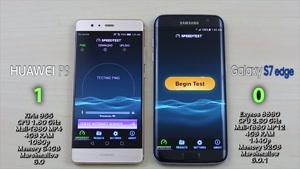 مقایسه سرعت گوشی Huawei P9 4GB RAM vs Samsung Galaxy S7 Edge
