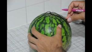 روش درست کردن سبد هندوانه