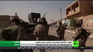 فیلم/ پیشروی عراقی ها در شمال فلوجه