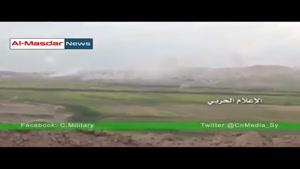 فیلم/انهدام خودروی تکفیریها در سوریه به وسیله شلیک موشک «تاو»