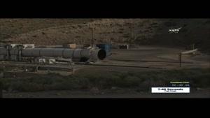 فیلم/ آزمایش بوستر راکت مسافران مریخ