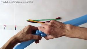 ساخت حلقه های المپیک با بادکنک