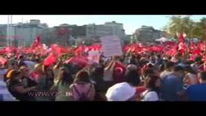 تظاهرات بزرگ در استانبول