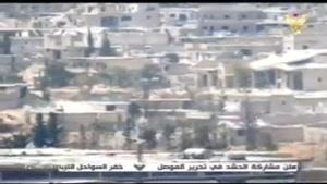 فیلم/ ضربات سهمگین ارتش سوریه به تروریست ها در حلب