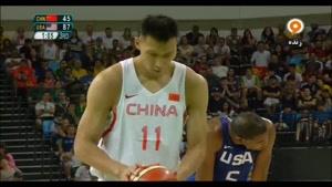 مسابقه بسکتبال آمریکا و چین - المپیک 2016 ریو