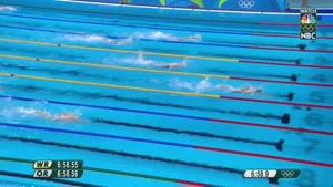کسب مدال طلای 800 متر شنای آزاد مردان در المپیک ریو 2016