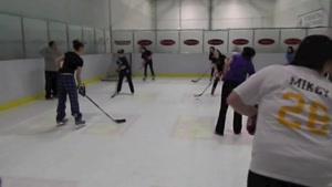 آموزش هاکی روی یخ