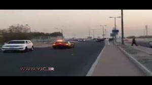 فرار دیوانه‌وار یک راننده از دست پلیس