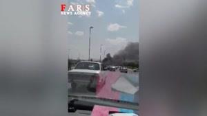 آتش‌گرفتن تانکر حمل سوخت در کرمانشاه