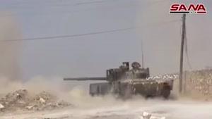 فیلم/ نبرد شدید ارتش سوریه با گروه‌های مسلح در تپه‌های جنوب حلب