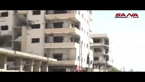 فیلم/شهر داریا در حومه دمشق پس از تخلیه از گروههای مسلح
