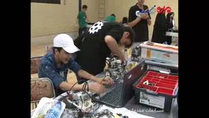 فیلم/ برگزاری مسابقات مقدماتی المپیاد جهانی روباتیک در شاهرود