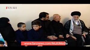  دیدار خانواده بابا رجب با رهبر انقلاب