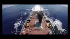 لحظه شلیک موشک های کروز ناوگان دریایی روسیه از دریای سیاه