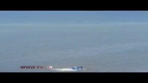 لحظه سقوط هولناک هواپیما در دریا