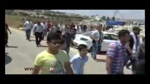 برپایی راهپیمایی اعتراضی و درگیری با نظامیان رژیم اشغالگر 