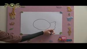 آموزش نقاشی به کودکان - ماهی تپل