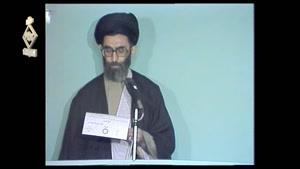 مراسم تنفیذ حکم ریاست جمهوری آیت‌الله خامنه‌ای
