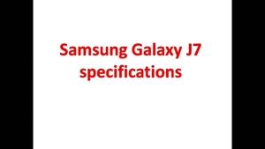 Advantages and disadvantages of Samsung Galaxy J7