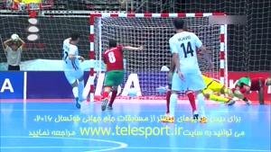 خلاصه ای از دیدار ایران و مراکش - جام جهانی فوتسال