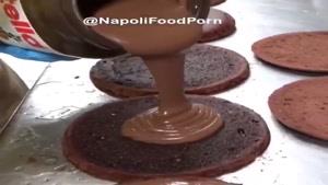 تزیین کیک با شکلات نوتلا
