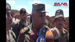 فیلم/تسلط ارتش سوریه بر منطقه ای در شمال درعا