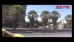 فیلم/شلیک خمپاره به منطقه «العباسیین» دمشق