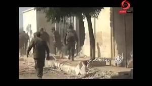 فیلم/نبرد سنگین ارتش سوریه با گروههای مسلح در جنوب حلب