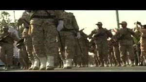 فیلم رژه نیروهای مسلح در آبادان
