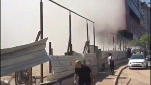 فیلم/ ۲ کشته و ۲۰ زخمی در ریزش ساختمان در تل آویو