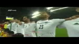 تفاوت خواندن سرود ملی توسط تیم ملی ایران و چین