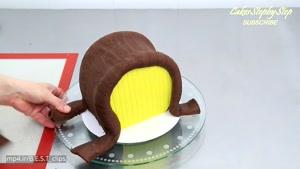 مدل سازی کیک شکلاتی برای تولد